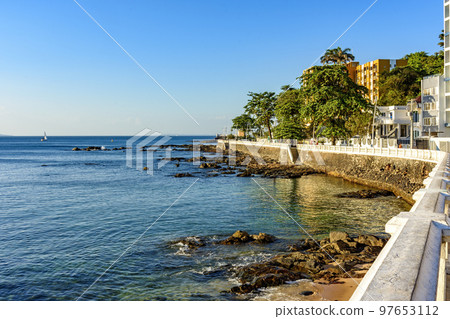 Oceanic avenue in Salvador, Bahia Oceanic avenue in Salvador, Bahia 97653112