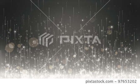 Image of rising sparkling particles on a colorful background 97653202