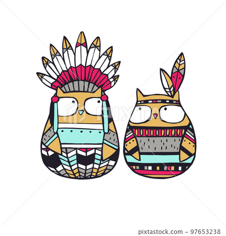 American indian owls. American indian owls. 97653238