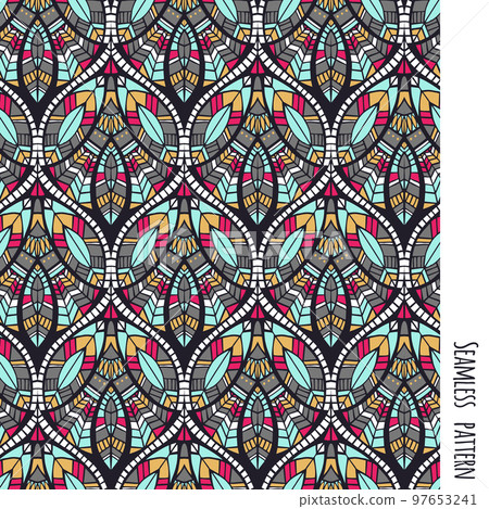 Ethnic aztec pattern. Ethnic aztec pattern. 97653241
