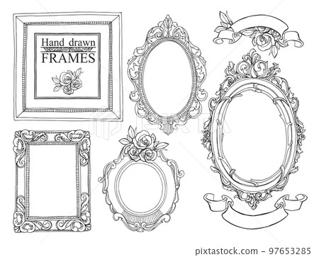 Set of vintage frames. 97653285