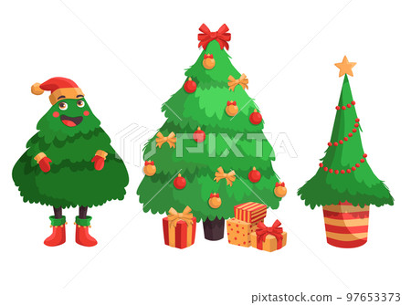 Merry Christmas illustration 97653373