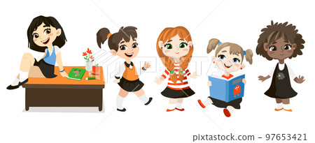 Back to school illustration. 97653421