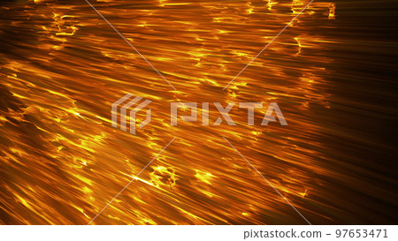 雨落在黑色背景上的圖像 97653471