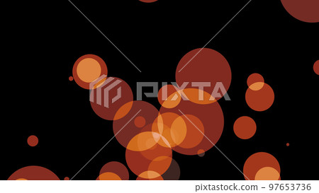 Image of gushing circles on a black background Image of gushing circles on a black background 97653736