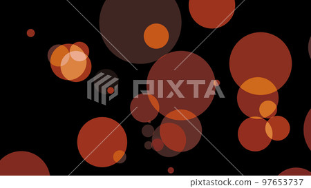 Image of gushing circles on a black background Image of gushing circles on a black background 97653737
