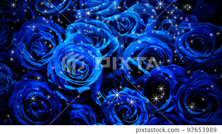 背景上閃閃發光的玫瑰圖像 背景上閃閃發光的玫瑰圖像 97653989