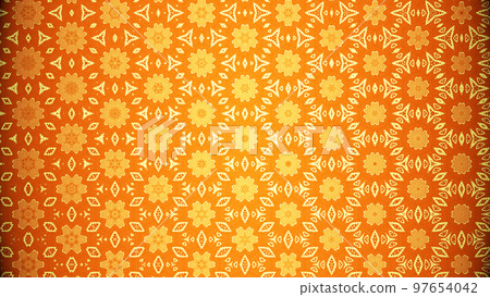 An image in which the pattern changes like a kaleidoscope 97654042