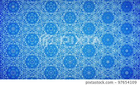 An image in which the pattern changes like a kaleidoscope 97654109