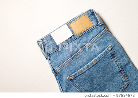Casual stylish clothing apparel and blank background layout using copyspace 97654678