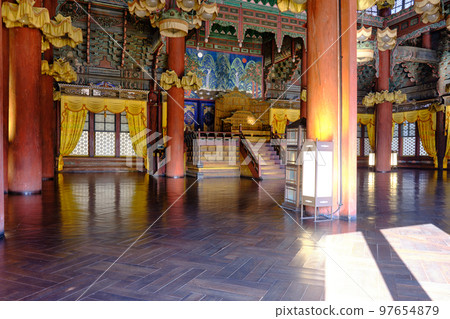 castle of royal Changdeokgung Palace in Seoul, South Korea castle of royal Changdeokgung Palace in Seoul, South Korea 97654879