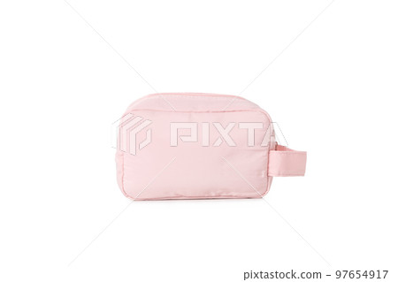 Bath accessories, toilet bag, isolated on white background Bath accessories, toilet bag, isolated on white background 97654917