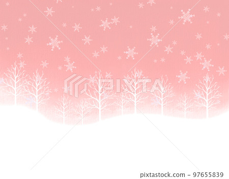 bright winter snow illustration 97655839