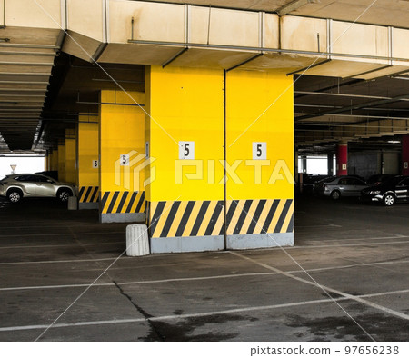 Parking under the building. Parking under the building. 97656238