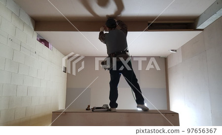Indoor golf course construction, carpentry, lumber, work Indoor golf course construction, carpentry, lumber, work 97656367
