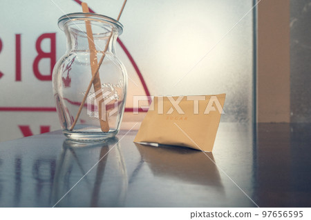 One scene of a cafe 97656595
