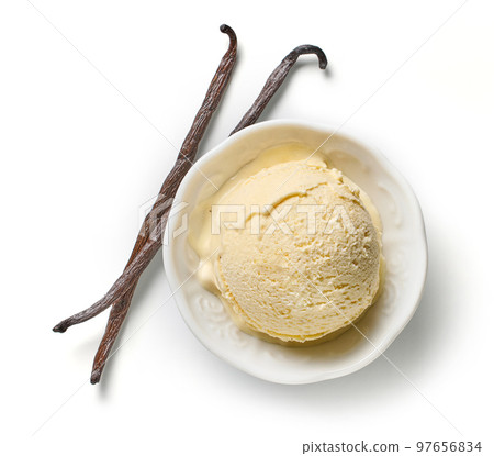 natural vanilla ice cream ball natural vanilla ice cream ball 97656834