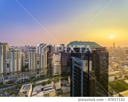 泰國曼谷的景觀和日落 / 泰國曼谷 97657192