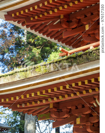 Murouji five-storied pagoda roof 97657380