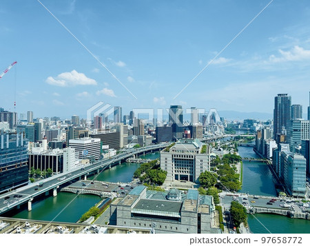Osaka city sightseeing 97658772