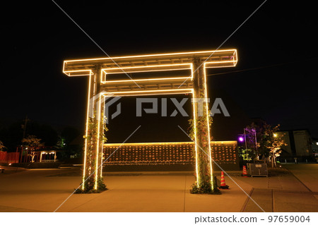 Musashino Reiwa Shrine lit up Musashino Reiwa Shrine lit up 97659004