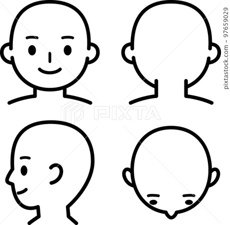 變形的頭插圖集 97659029