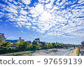Kamo River in sunny weather 97659139