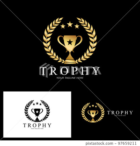 Trophy Logo Design, Award Winner Championship Trophy Vector, Success Brand Trophy Logo Design, Award Winner Championship Trophy Vector, Success Brand 97659211