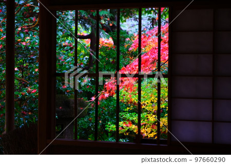 京都八瀨雨賞紅葉 京都八瀨雨賞紅葉 97660290
