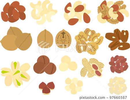 8 types of nuts P 97660387