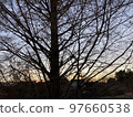 Time to dusk in the suburbs of Tokyo 97660538