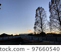 Time to dusk in the suburbs of Tokyo 97660540