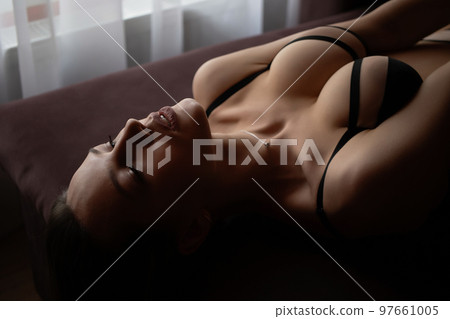 Sensual woman in sexy lace lingerie Sensual woman in sexy lace lingerie 97661005