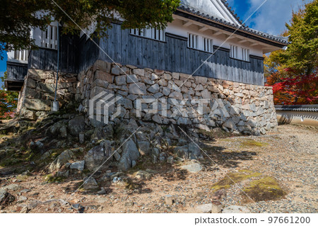 Bitchu Matsuyama Castle in Autumn ~Ishigaki of the castle tower~ Bitchu Matsuyama Castle in Autumn ~Ishigaki of the castle tower~ 97661200
