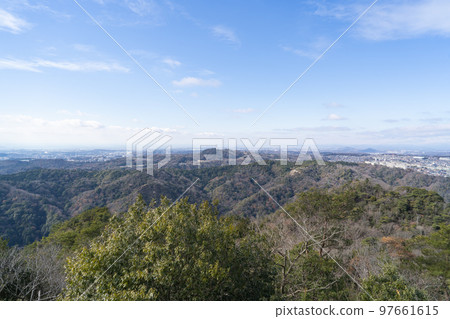 從菊水山（六甲連峰）山頂眺望的景色 97661615