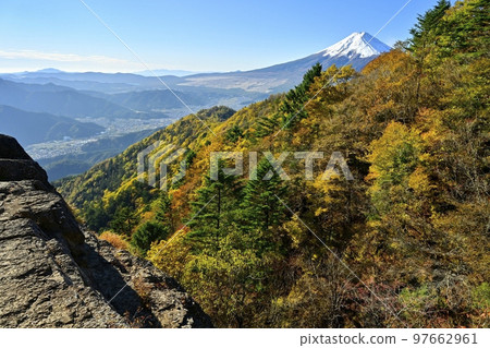 富士山和紅葉嶺 富士山和紅葉嶺 97662961