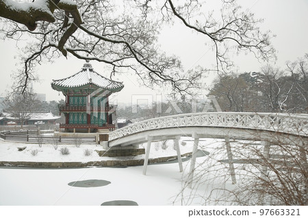 冬宮景福宮雪景 冬宮景福宮雪景 97663321