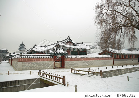 冬宮景福宮雪景 冬宮景福宮雪景 97663332