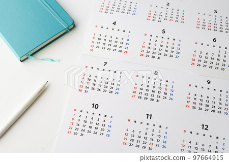 Annual calendar business image 97664915
