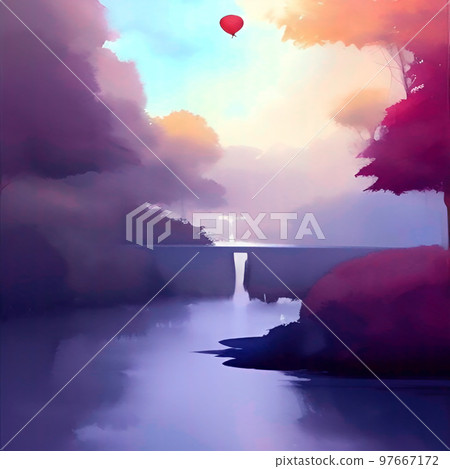 fantastic and beautiful landscape fantastic and beautiful landscape 97667172