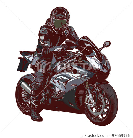Motorcycle motorcycle bike rider silhouette motorcycle male 97669936