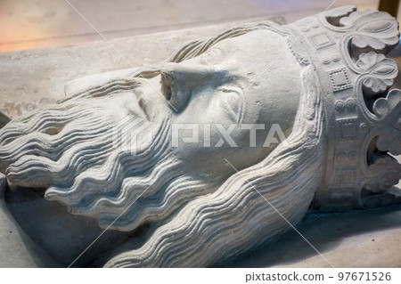 Tomb of King Clovis I, in Basilica of Saint-Denis 97671526