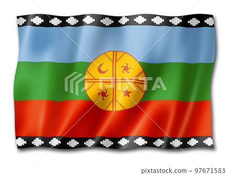 Mapuche ethnic flag, South America - Stock Illustration [97671583] - PIXTA