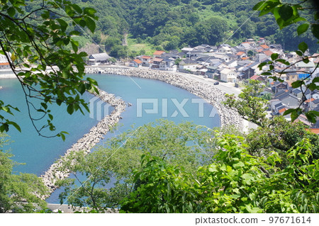 從濱田城跡眺望外浦的景色 97671614