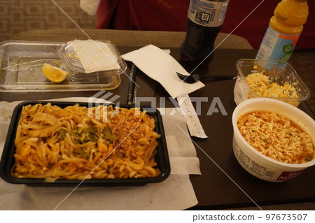 The noodle dish I ate at an American hotel The noodle dish I ate at an American hotel 97673507