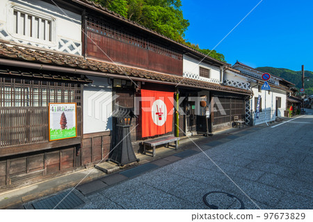 岡山縣真庭市胜山街景 97673829