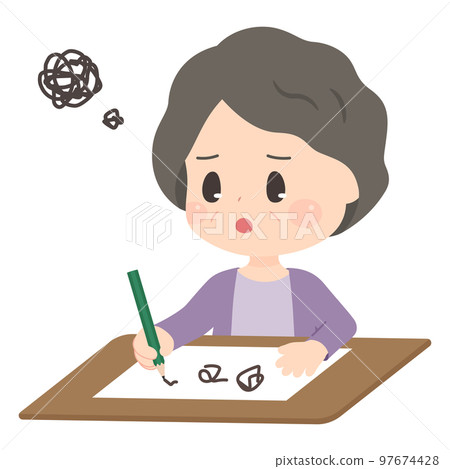 失語症_agraph的插圖 失語症_agraph的插圖 97674428