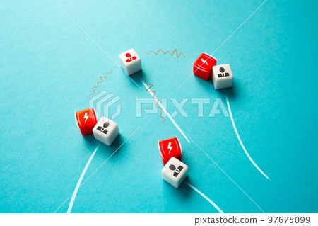Elimination of competitors in a dishonest fight. Go over the heads. Unfair competition. Be one step ahead, confuse opponents. Achieve the goal and get victory by cunning and deceit. 97675099