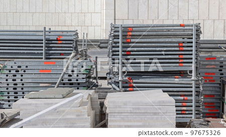 Scaffolding Pipes Construction Storage Scaffolding Pipes Construction Storage 97675326