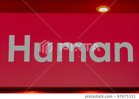 3d Sign Human 3d Sign Human 97675331